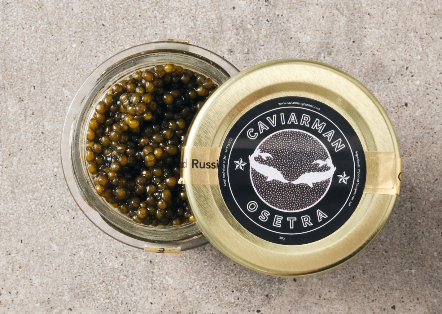 Osetra Caviar (30g) - CAVEMEN