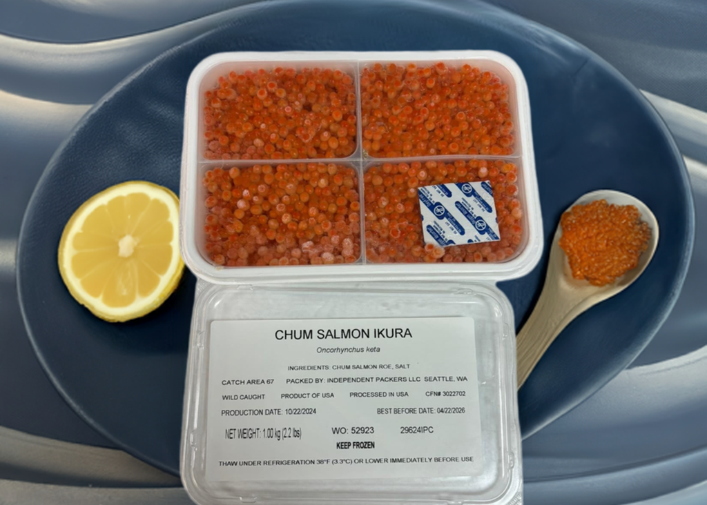 Caviar de kéta olympique de qualité supérieure 2,2 lb (1 kg)